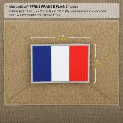 France Flag Morale Patch -Maxpedition FRN2C2 detail