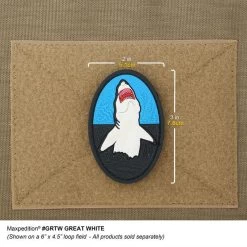 Great White Shark Morale Patch -Maxpedition GRTWS 2 detail