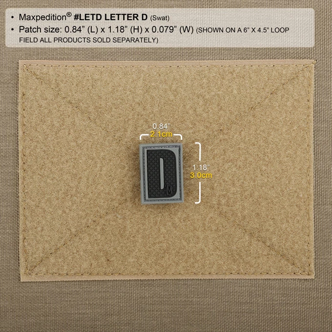 Letter D Morale Patch 6 Letter D Morale Patch - Image 4