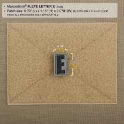 Letter E Morale Patch -Maxpedition LETES2 detail
