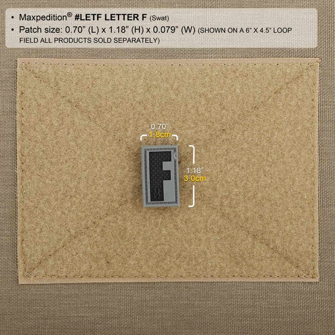 Letter F Morale Patch 6 Letter F Morale Patch - Image 4