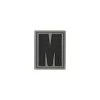 Letter M Morale Patch -Maxpedition LETMS detail
