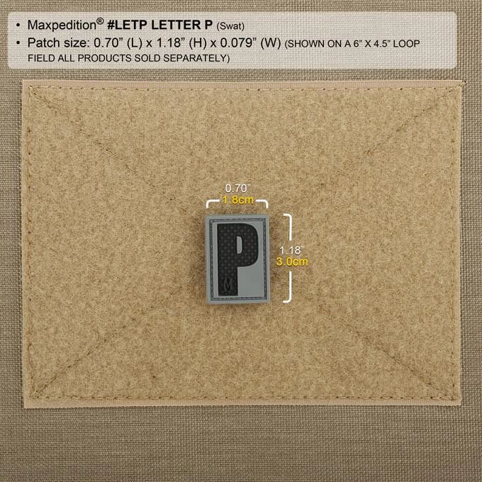 Letter P Morale Patch 6 Letter P Morale Patch - Image 4
