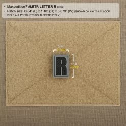 Letter R Morale Patch -Maxpedition LETRS2 detail