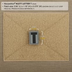 Letter T Morale Patch 12 Letter T Morale Patch -Maxpedition LETTS2 detail