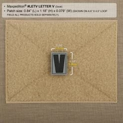 Letter V Morale Patch -Maxpedition LETVS2 detail