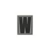 Letter W Morale Patch 1 Letter W Morale Patch -Maxpedition LETWS detail