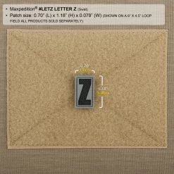 Letter Z Morale Patch -Maxpedition LETZS2 detail