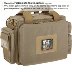 Ben Franklin Mack Morale Patch -Maxpedition MACKC1 detail