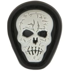 Hi Relief Skull Micro Morale Patch 10 Hi Relief Skull Micro Morale Patch -Maxpedition MCHSS detail