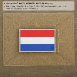 Netherlands Flag Morale Patch -Maxpedition NETHC2 detail