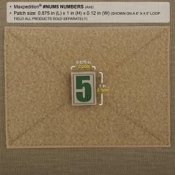 Number 5 Morale Patch -Maxpedition NUM5A2 detail
