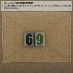 Number 6/9 Morale Patch -Maxpedition NUM6S5 detail