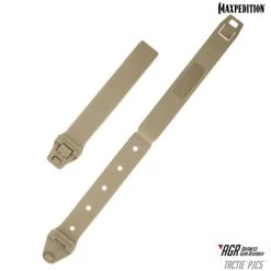 TacTie PJC5 Polymer Joining Clips (Pack Of 6) 12 TacTie PJC5 Polymer Joining Clips (Pack Of 6) -Maxpedition PJC5 TAN detail