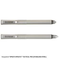 Spikata Tactical Pen (Stainless Steel) (Buy 1 Get 1 Free. Mix And Match In Multiples Of 2. All Sales Final.) -Maxpedition PN475ST2 detail