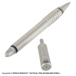 Spikata Tactical Pen (Stainless Steel) (Buy 1 Get 1 Free. Mix And Match In Multiples Of 2. All Sales Final.) -Maxpedition PN475ST5 detail