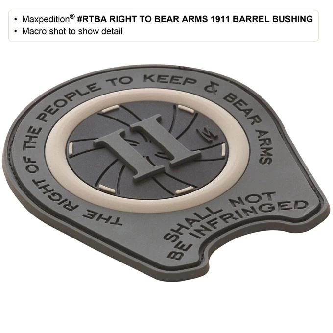 Right To Bear Arms 1911 Barrel Bushing Morale Patch 5 Right To Bear Arms 1911 Barrel Bushing Morale Patch - Image 3