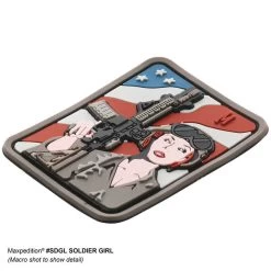 Soldier Girl Morale Patch -Maxpedition SDGLS 2 detail