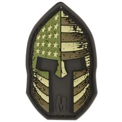 Stars And Stripes Spartan Helmet Morale Patch 9 Stars And Stripes Spartan Helmet Morale Patch -Maxpedition SPRTA detail