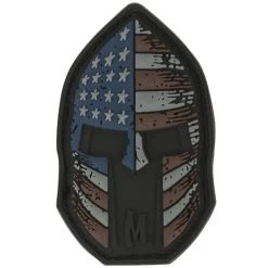 Stars And Stripes Spartan Helmet Morale Patch 10 Stars And Stripes Spartan Helmet Morale Patch -Maxpedition SPRTX detail