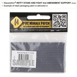 Stand And Fight 2nd Amendment Morale Patch -Maxpedition STFTS5 detail