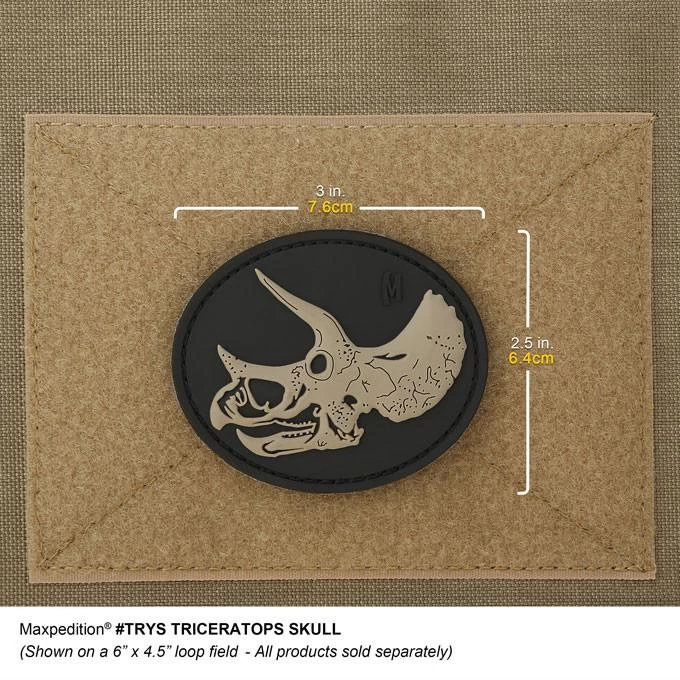 Triceratops Skull Morale Patch 6 Triceratops Skull Morale Patch - Image 4
