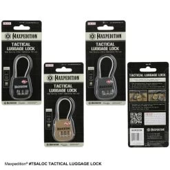Tactical Luggage Lock -Maxpedition TSALOCK6 detail