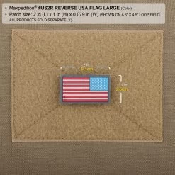 Reverse USA Flag Morale Patch (Small) -Maxpedition US1RC2 detail