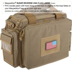 Reverse USA Flag Morale Patch (Large) -Maxpedition US2RC1 detail
