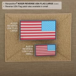 Reverse USA Flag Morale Patch (Large) -Maxpedition US2RC5 detail