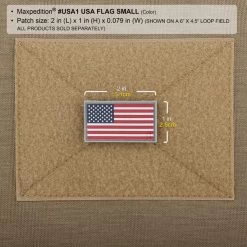 USA Flag Morale Patch (Small) -Maxpedition USA1C2 detail