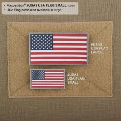 USA Flag Morale Patch (Small) -Maxpedition USA1C4 detail