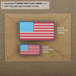 USA Flag Morale Patch (Large) -Maxpedition USA2C4 detail
