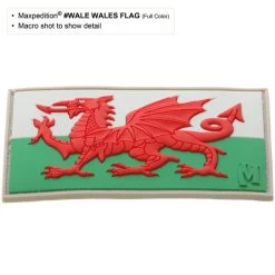 Wales Flag Morale Patch -Maxpedition WALEC3 detail