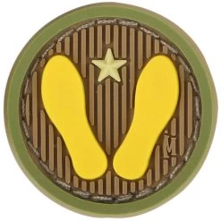 Yellow Footprints Morale Patch 8 Yellow Footprints Morale Patch -Maxpedition YWFTA detail
