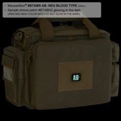 AB- Blood Type Morale Patch 16 AB- Blood Type Morale Patch -Maxpedition btabns3 detail