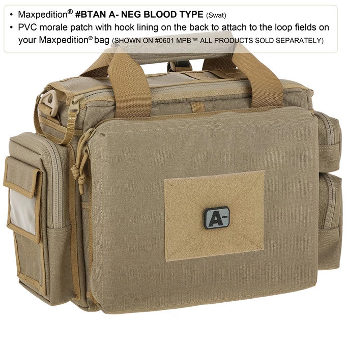 A- Blood Type Morale Patch 5 A- Blood Type Morale Patch - Image 3