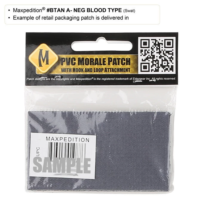 A- Blood Type Morale Patch 9 A- Blood Type Morale Patch - Image 7