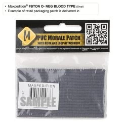 O- Blood Type Morale Patch -Maxpedition btons5 detail
