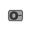 O- Blood Type Morale Patch 2 O- Blood Type Morale Patch -Maxpedition btons detail