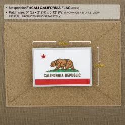 California Flag Morale Patch 16 California Flag Morale Patch -Maxpedition calic2 detail