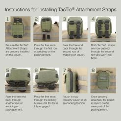 3" TacTie (Pack Of 4) (Buy 1 Get 1 Free. Mix And Match In Multiples Of 2. All Sales Final.) -Maxpedition tactie 1